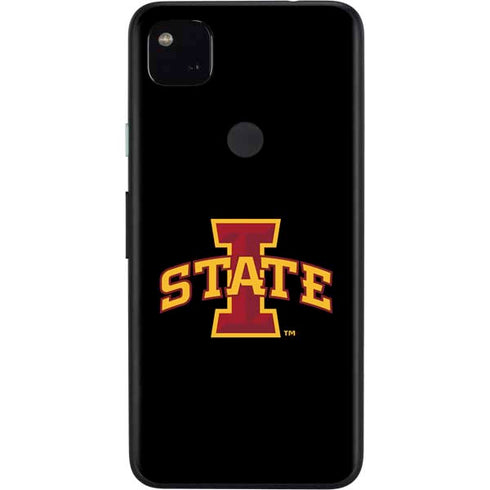 Iowa State University Primary Logo Black Google Pixel 4a Skin